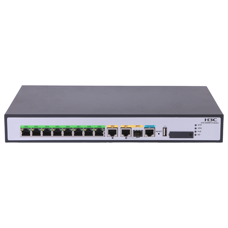H3C MSR810 企业级10端口千兆路由器
